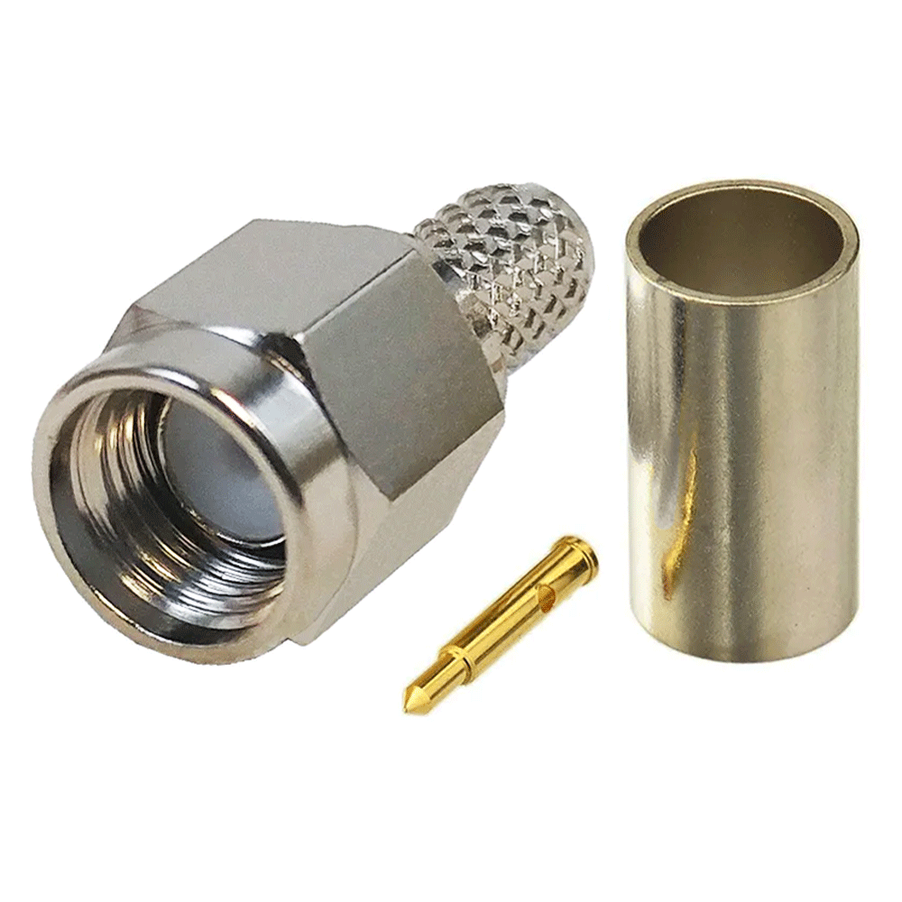 SMA роз'єм вилка для обтискання на кабель RG-240 (SMA-C240P), фото 1