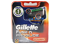 Сменные кассеты для бритья Gillette Fusion Proglide Power 6шт. (Original)