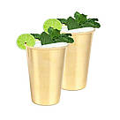 Металевий стакан 450 мл. золото з нержавіючої сталі REMY-DECOR, фото 4