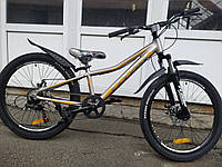 Велосипед підлітковий Titan 24"Drone -рама-11"gray-orange