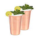 Металевий стакан 450 мл. рожеве золото з нержавіючої сталі REMY-DECOR, фото 4