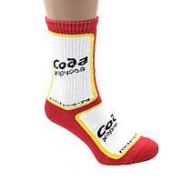 Мужские носки с прикольным принтом Сода 41-45 Модные носки демисезонные Хлопок