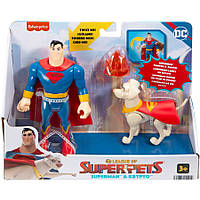 Игровой набор Супермен и Крипто DC League Fisher-Price HGL02