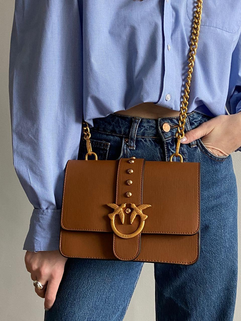 Жіноча сумка Pinko Classic Love Bag Icon Simply Brown