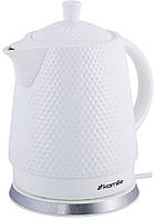 Электрочайник Kamille 1.5 л керамический 1200 Вт чайник электрический экологически чистый белый KM-1725