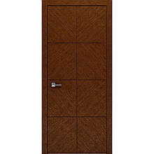 Двері шпоновані колекції LIBERTA модель DOMINO-1 ПГ, полотно, шпон Орех