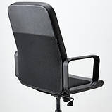 RENBERGET РЕНБЕРГЕТ, Обертовий стілець, БОМСТАД чорний Ikea, фото 2