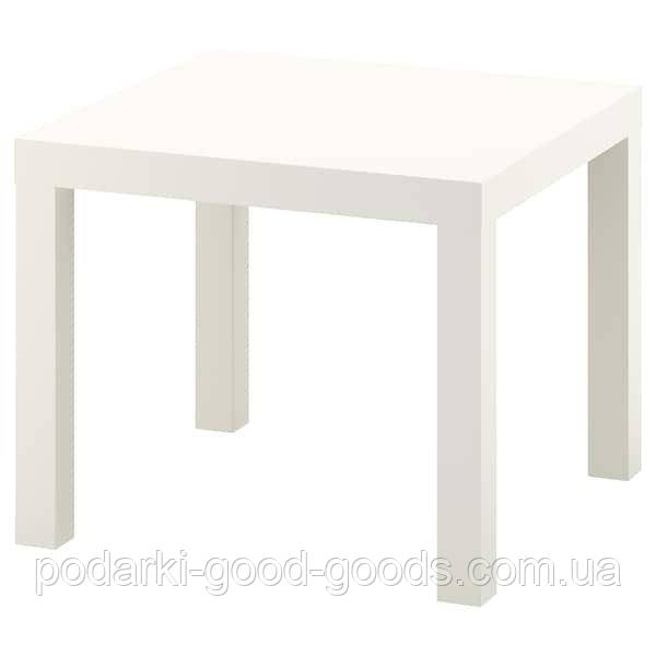 LACK ЛАКК, Журнальний столик, білий 55x55 см Ikea