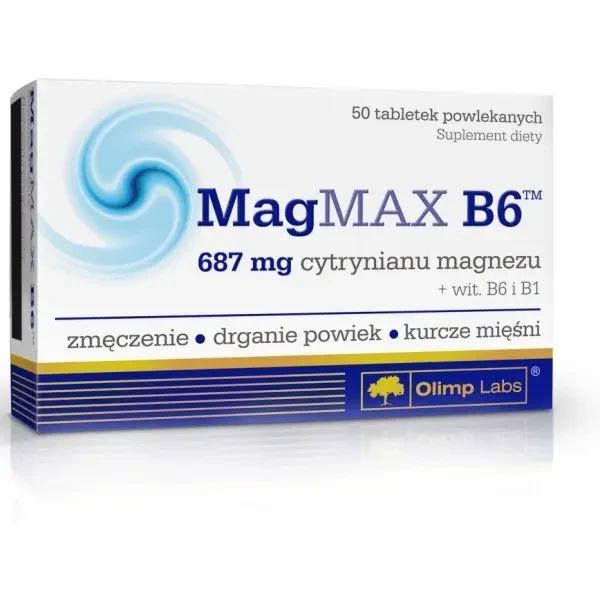 Магній цитрат OLIMP MagMAX B6 50 tab ( 687mg в 1 таблеці ), фото 1