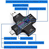 Мультифункціональний USB-тестер Atorch (TYPE-C, Micro USB) 3,60-32,0 V; 0-150.0W; 0-99999 mAh, фото 3