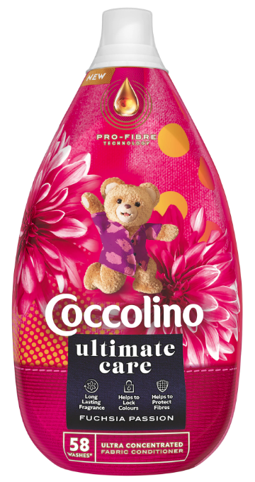 Супер - концентрованний ополіскувач для тканин Coccolino intense Fuchsia Passion 870 мл