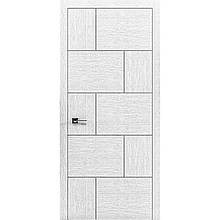 Двері шпоновані колекції LIBERTA модель DOMINO-2 ПГ, полотно, шпон Дуб білий.