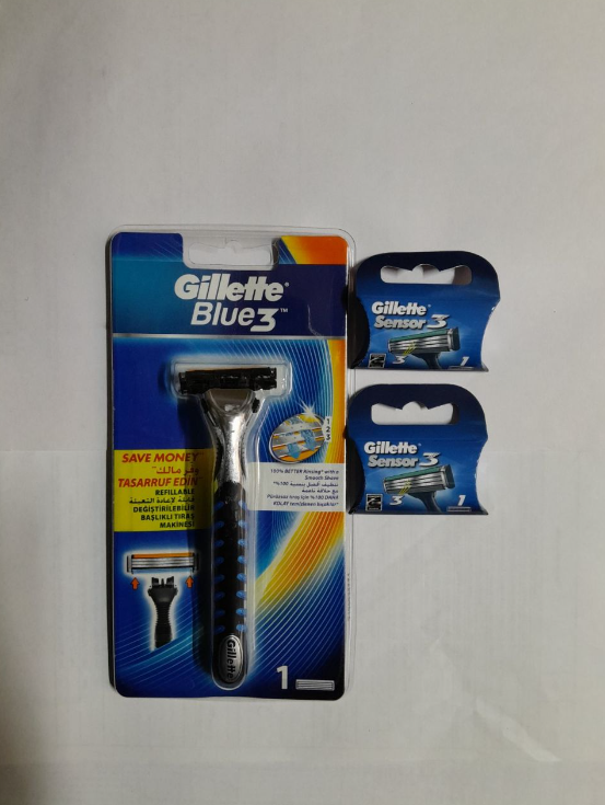 Купить Станок для бритья мужской Gillette Blue3 с 1 сменной кассетой и ...