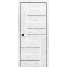 Двері шпоновані колекції LIBERTA модель DOMINO-3 ПГ, полотно, шпон Дуб білий.