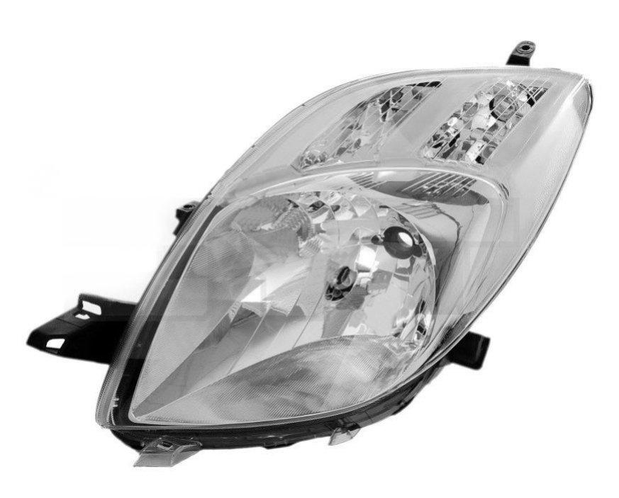 Фара Передняя Toyota Yaris 2005-01/2009 Левая H4 Мех/эл. — Купить ...