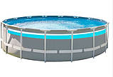 Басейн Intex 26722 каркасний Ø 427 х 107 насос 3785 л/г, сходи, підстилка, тент, фото 5