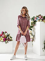 Красивое Женское платье ТКАНЬ: замш диагональ со стрейчем Размер: 46, 48, 50, 52