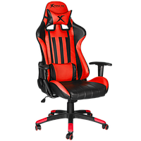 Кресло геймерское игровое на колесах Xtrike Me регулируемое эргономичное Red/Black (GC-905)