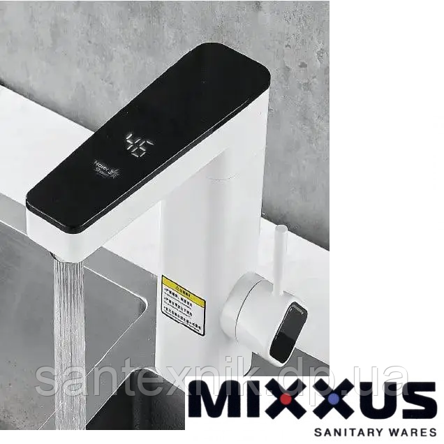 Проточний водонагрівач MIXXUS (Electra 360-E) MX0775 (з датч.темп.) (носик не поворотний)