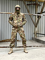 Тактичний мультикам костюм для військових ВСК міцний, Армейська камуфляжна форма мультикам Куртка + Штани UA