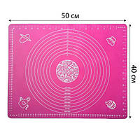 Силіконовий килимок для розкочування тіста (40 х 50 см) арт. 830-А-1