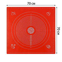 Силиконовый коврик для раскатки теста (70 х 70 см) арт. 830-2А-14