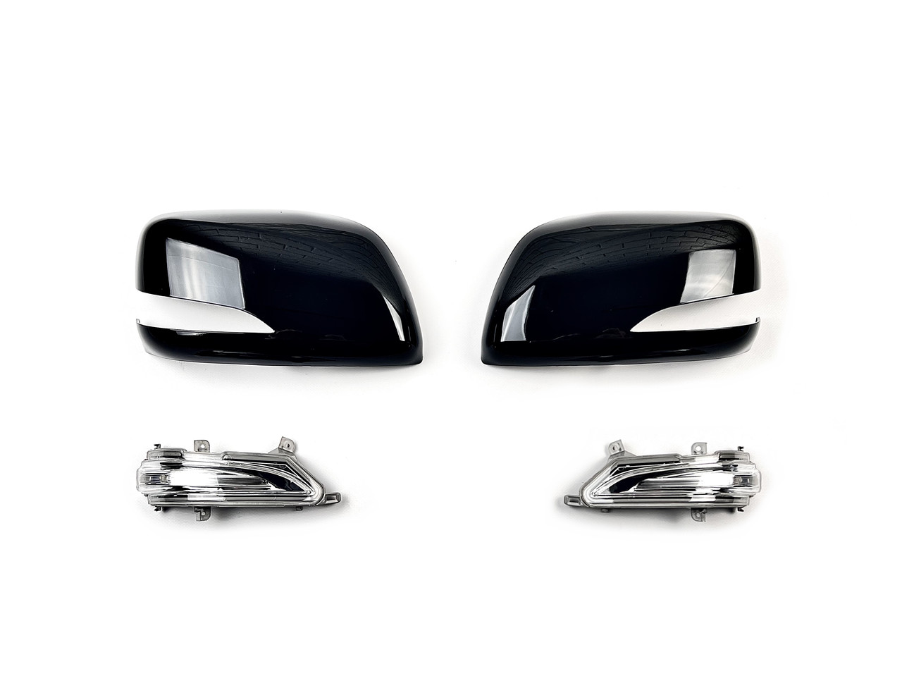 Замінні кришки дзеркал з поворотами Toyota LC 200 2007-2011 / Lexus LX 570 2008-2011 модель рестайлінг LX, фото 1