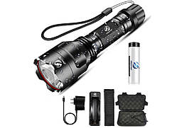 Ліхтарик Shustar L2 з 5 режимами світлодіодний  Чорний