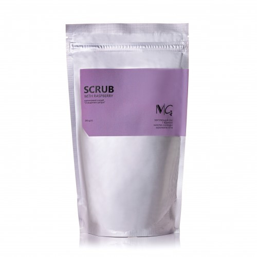 Скраб для шкіри малиновий &apos;Очищення шкіри&apos; MG Nail 250 мл, фото 1