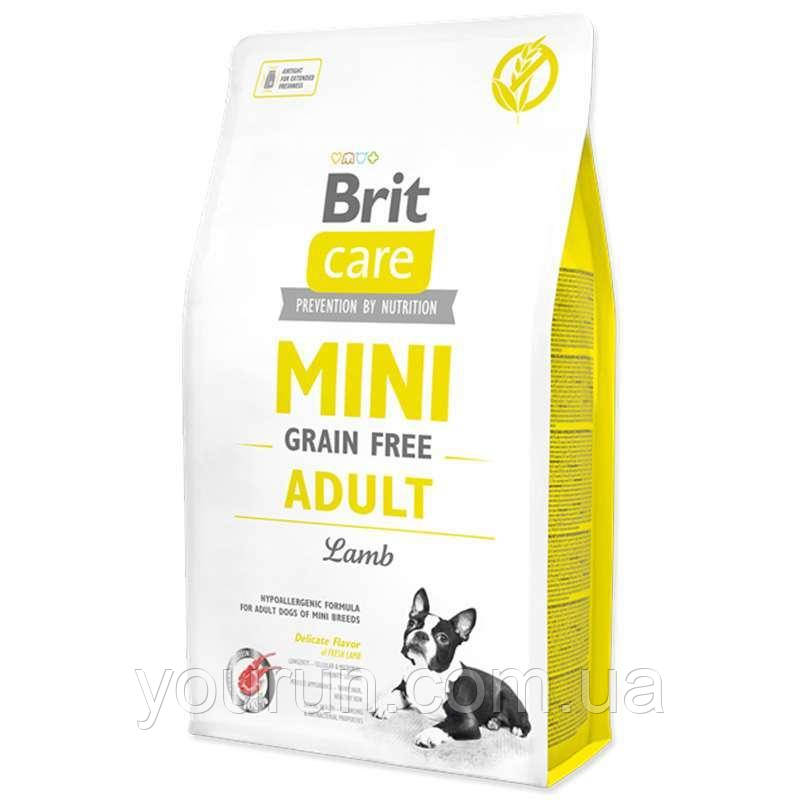 Brit Care Grain Free Adult Mini беззерновой гіпоалергенний корм для дорослих собак маленьких порід 400 гр
