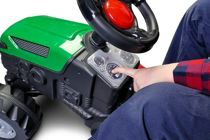 Детский педальный трактор с прицепом Pilsan 07-316 Зеленый - фото 2 - id-p1776309144