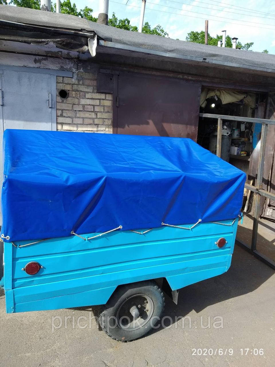 Тент пВх на легковий причіп 1,84 * 1,2 орлик, фото 1