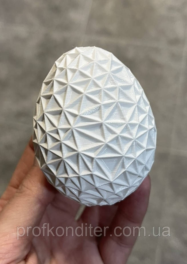 Ексклюзив. Силіконова форма для шоколаду "ЗД яйце №3", фото 1
