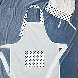 Набір кухаря. Дитячий фартух +ковпак для дітей 5-7років, фото 2