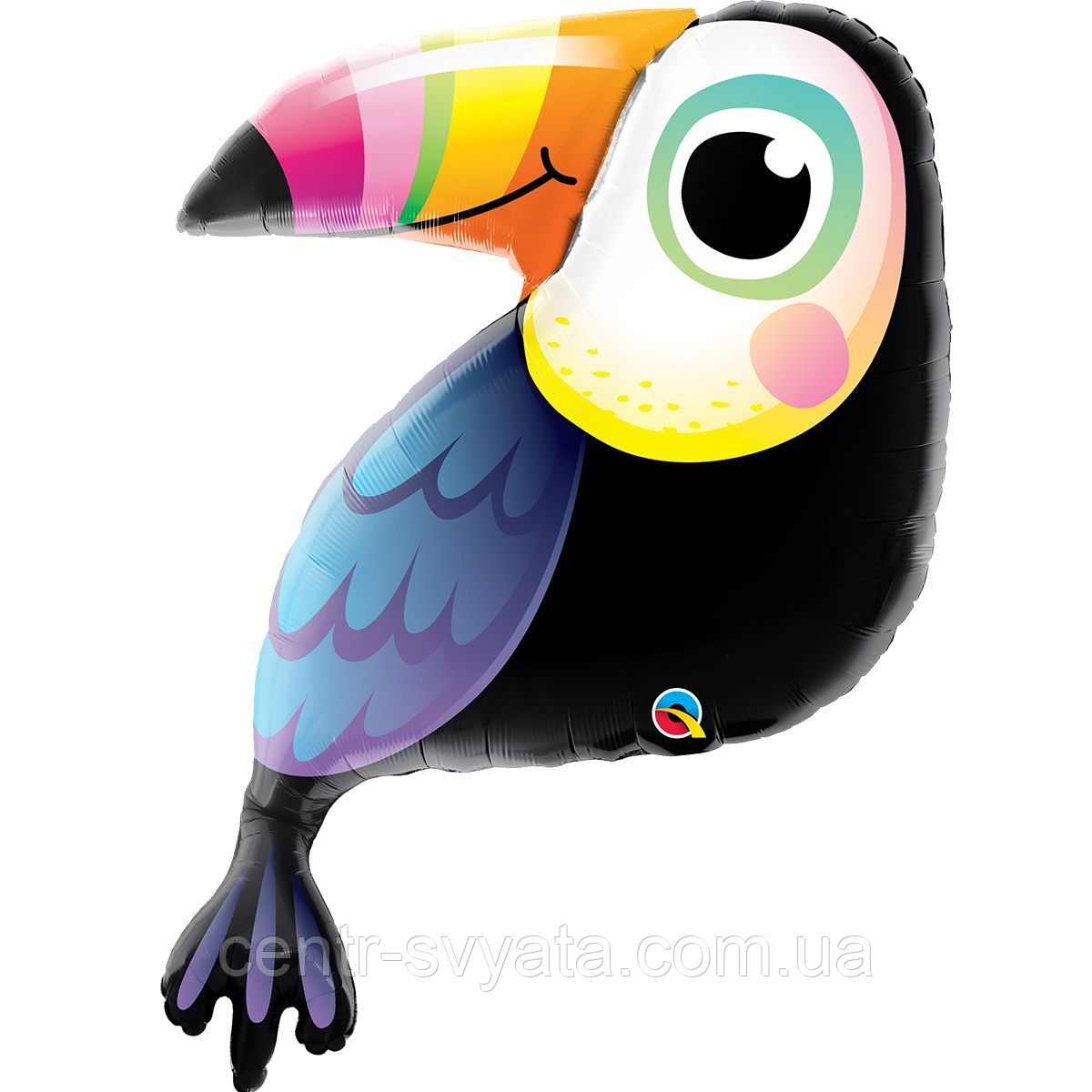 Фольгована кулька Qualatex 41"(104 см) Тукан