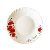 Тарелка обідня Червоні маки Vittora V-220Р,22 см