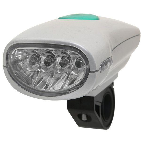 Фара передня JING YI JY-822 D сіра з кріпленням на кермо, фото 1