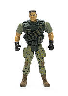 Фігурка солдата 81-50B, 10см, руки, ноги і голова рухливі