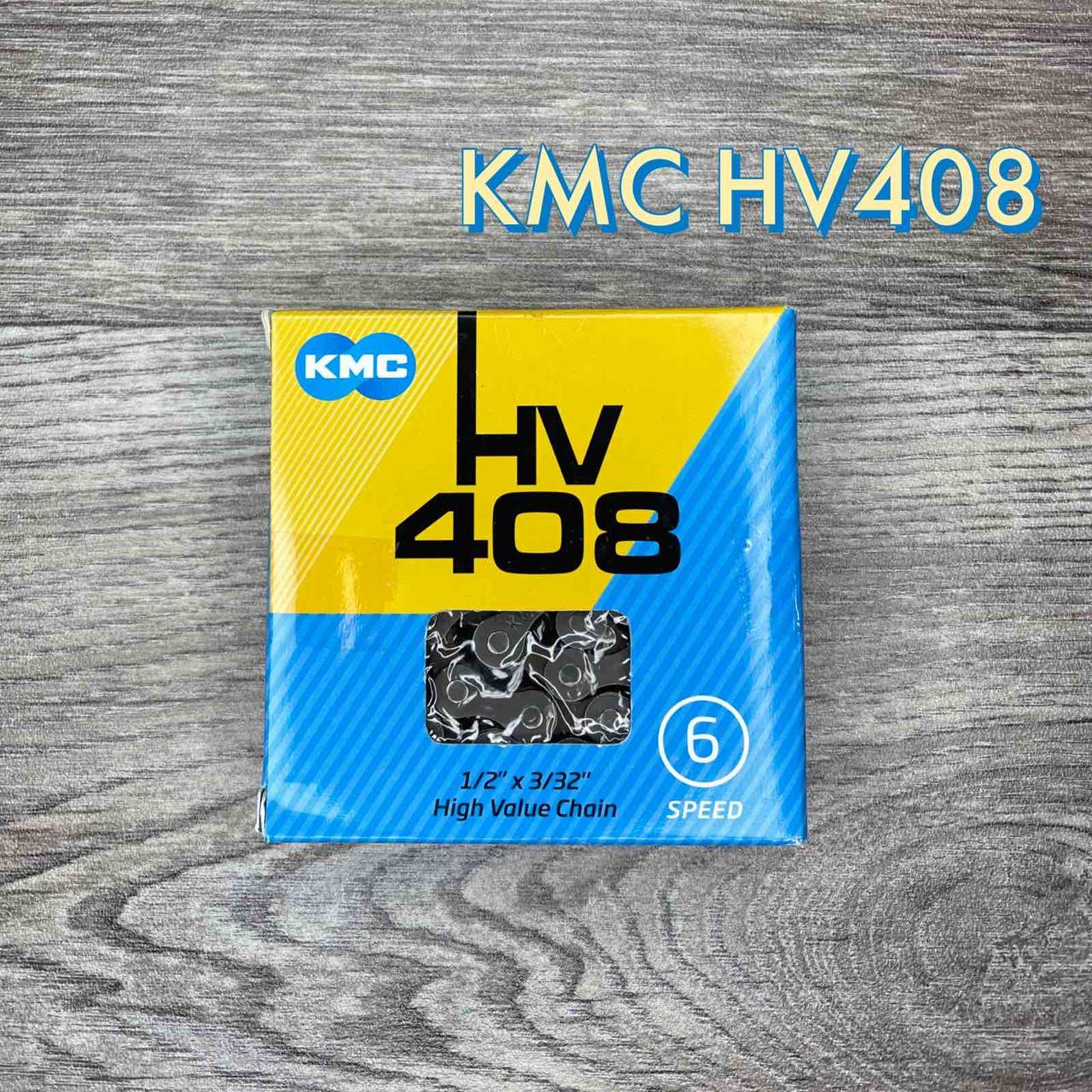 Ланцюг KMC HV408 для 6 швидкісних трансмісій велосипеда, фото 1
