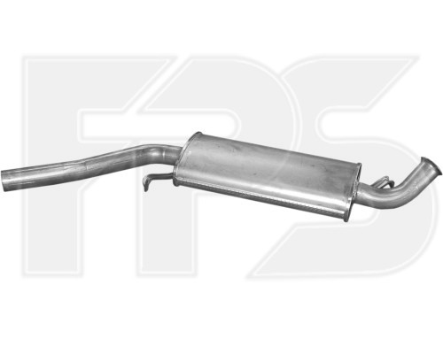 Глушник середній (резонатор) AUDI 100 82-91 (1.8 / 2.0 / 2.3) 443253409N FP 0013 G21