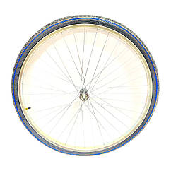 Колесо переднє посилене 28" сталевий оцинкований обід із гумою