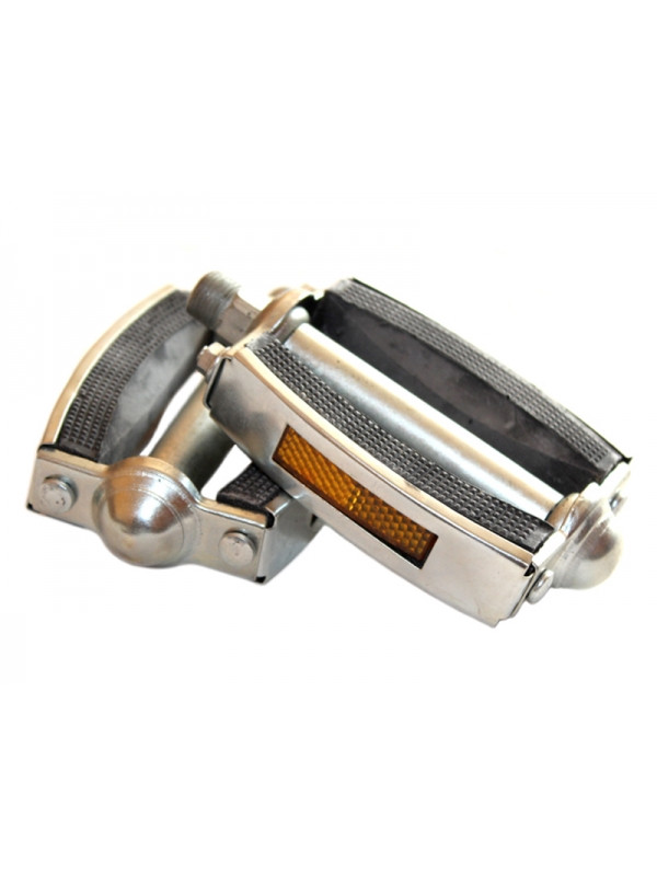 Педалі "Метал" дорожні TRB-207 на кулькових підшипниках зі світловідбивачами, фото 1