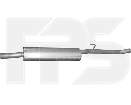 Глушник середній (резонатор) 99- CITROEN JUMPY 03-06 (2.0 Hdi/JTD) 1717Q5 FP 2033 G21
