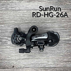 Перемикач задній SunRun RD-HG-26A, 6-7 швидкостей, кріплення під болт