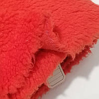 Ткань мех искусственный подкладочный красный лоскут