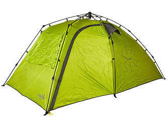 Намет напівавтомат 3-х місцевий 2-шаровий  Norfin PELED 3  3000мм / FG / 205+(125)Х195х135см / NF (31765)