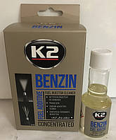 К-2 BENZIN Fuel Injector Cleaner Concentrated 50мл Очиститель Инжекторов (конц 40-80л) ET3112