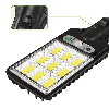 Ліхтар на сонячній батареї JY-616-4, Фонарик вуличний на стовп, Світильник із датчиком руху, фото 2