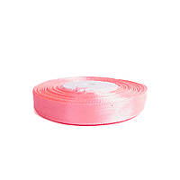 Стрічка атласна для декору та рукоділля рожевий 1,2 см