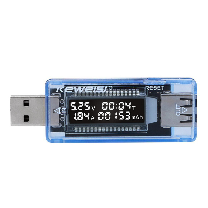 Купить USB тестер Keweisi KWS-V20 емкости, напряжения, тока, цена 154 ...